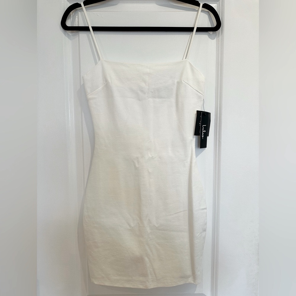 NWT Lulu’s Ivory Mini Bodycon Dress